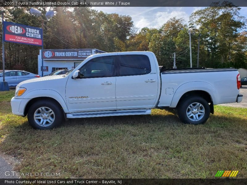 Natural White / Taupe 2005 Toyota Tundra Limited Double Cab 4x4