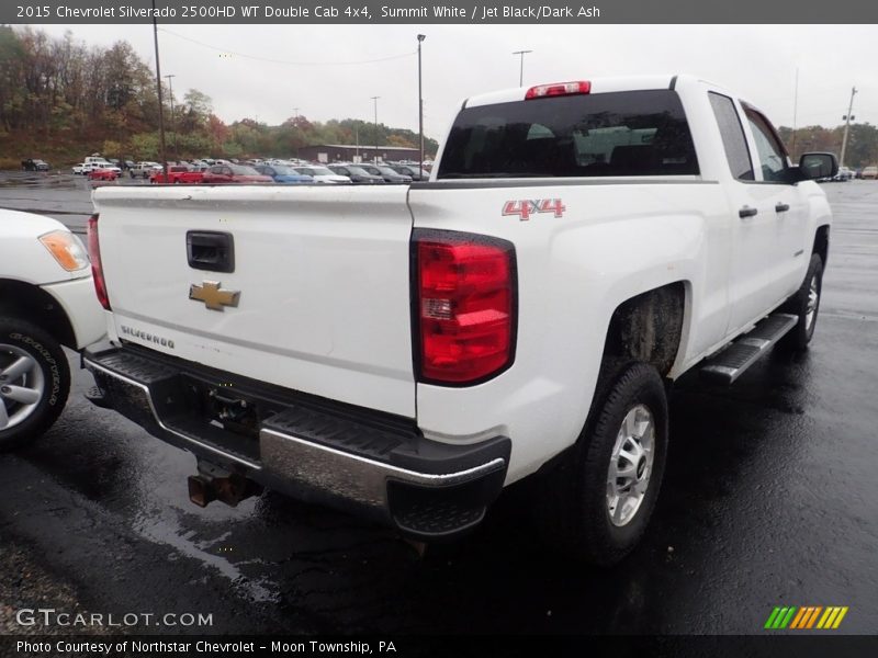 Summit White / Jet Black/Dark Ash 2015 Chevrolet Silverado 2500HD WT Double Cab 4x4
