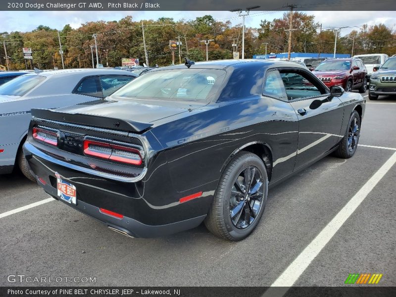 Pitch Black / Black 2020 Dodge Challenger GT AWD