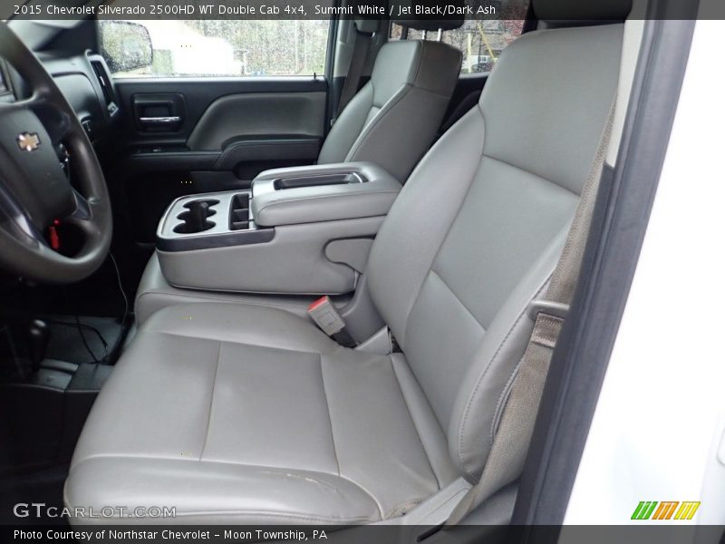 Summit White / Jet Black/Dark Ash 2015 Chevrolet Silverado 2500HD WT Double Cab 4x4
