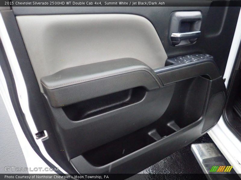 Summit White / Jet Black/Dark Ash 2015 Chevrolet Silverado 2500HD WT Double Cab 4x4
