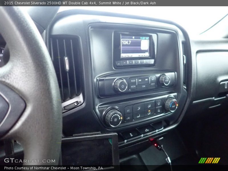 Summit White / Jet Black/Dark Ash 2015 Chevrolet Silverado 2500HD WT Double Cab 4x4