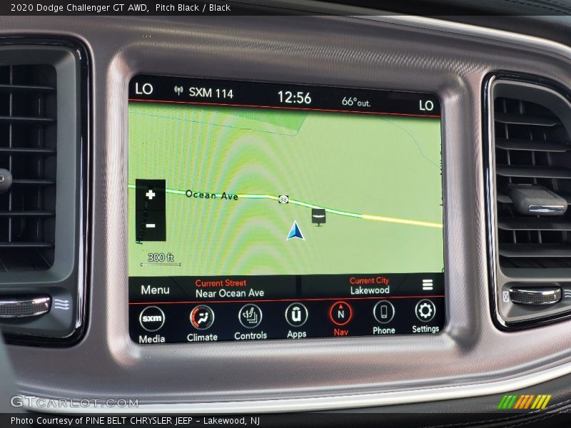 Navigation of 2020 Challenger GT AWD