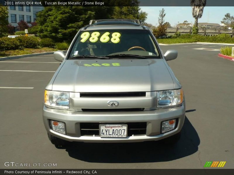 Tuscan Beige Metallic / Stone Beige 2001 Infiniti QX4 4x4