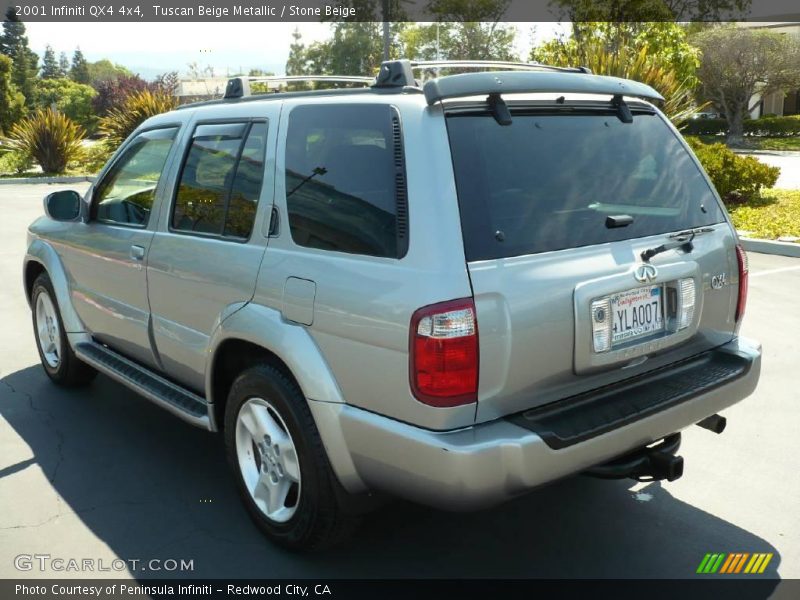 Tuscan Beige Metallic / Stone Beige 2001 Infiniti QX4 4x4