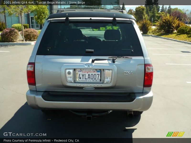 Tuscan Beige Metallic / Stone Beige 2001 Infiniti QX4 4x4