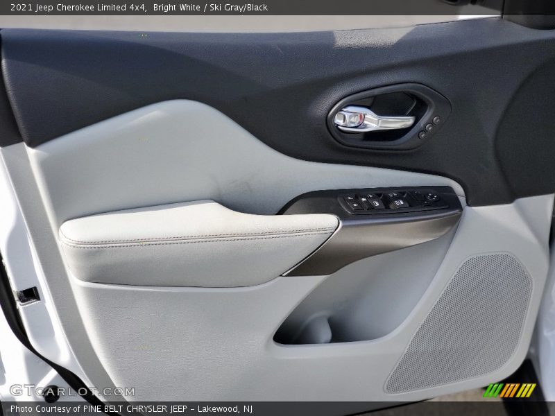 Bright White / Ski Gray/Black 2021 Jeep Cherokee Limited 4x4