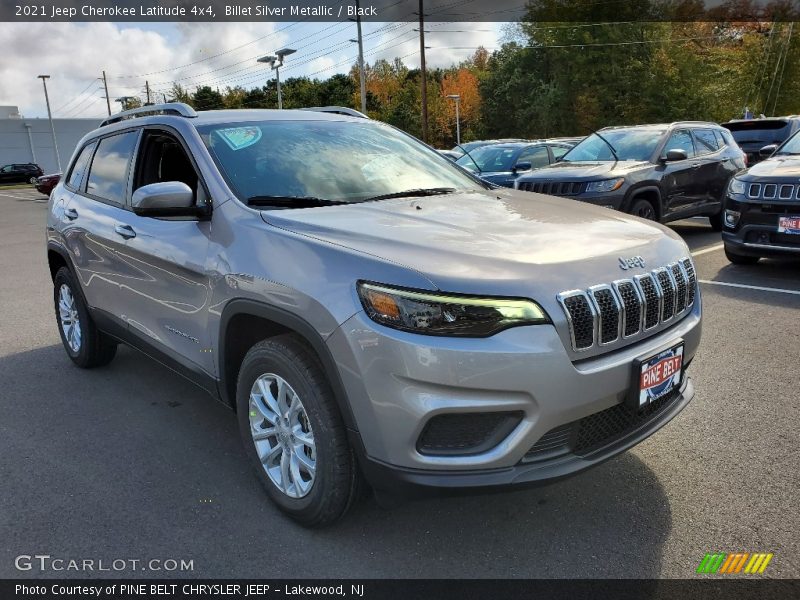 Billet Silver Metallic / Black 2021 Jeep Cherokee Latitude 4x4