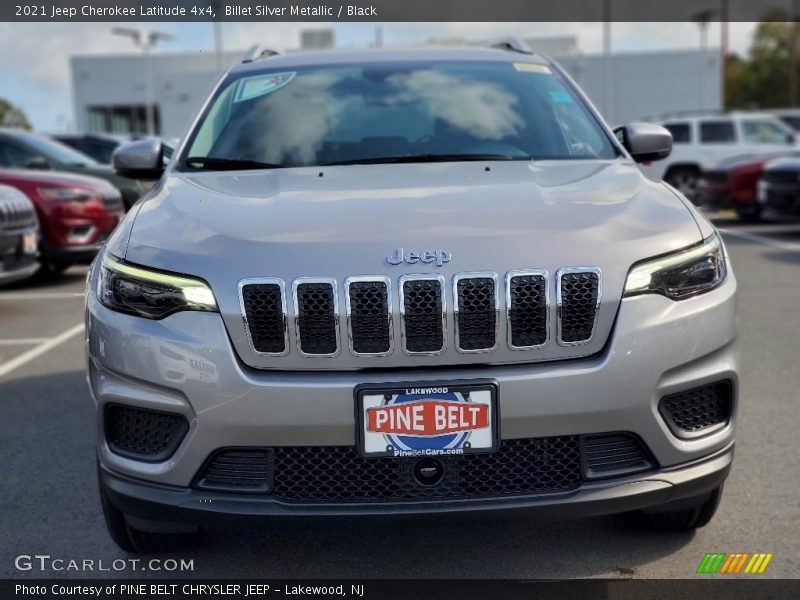 Billet Silver Metallic / Black 2021 Jeep Cherokee Latitude 4x4