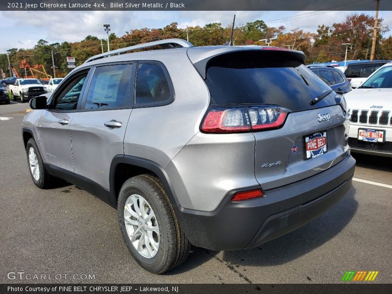 Billet Silver Metallic / Black 2021 Jeep Cherokee Latitude 4x4
