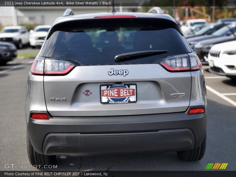 Billet Silver Metallic / Black 2021 Jeep Cherokee Latitude 4x4