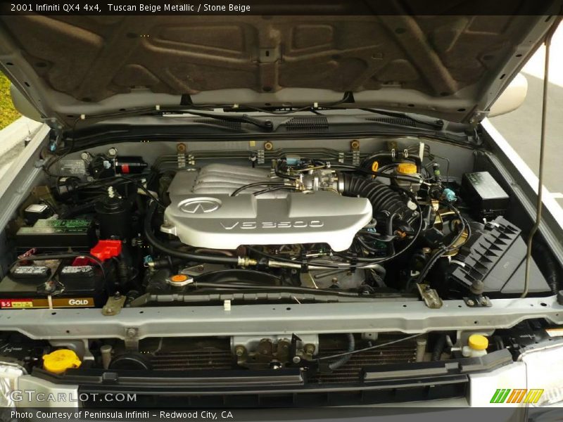 Tuscan Beige Metallic / Stone Beige 2001 Infiniti QX4 4x4