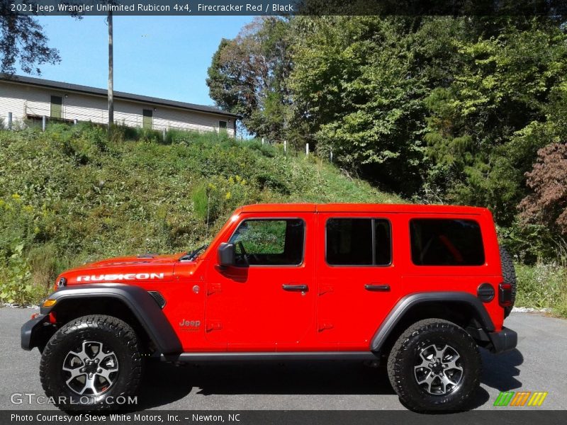 Firecracker Red / Black 2021 Jeep Wrangler Unlimited Rubicon 4x4