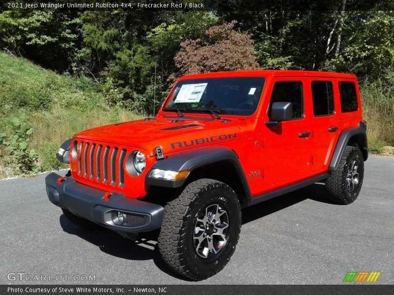 Firecracker Red / Black 2021 Jeep Wrangler Unlimited Rubicon 4x4