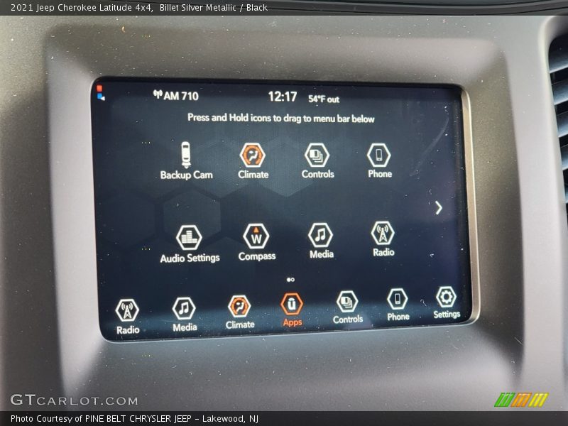 Billet Silver Metallic / Black 2021 Jeep Cherokee Latitude 4x4