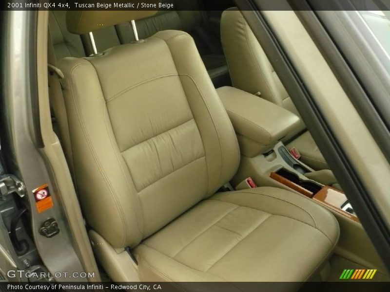 Tuscan Beige Metallic / Stone Beige 2001 Infiniti QX4 4x4