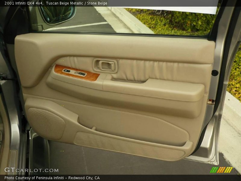 Tuscan Beige Metallic / Stone Beige 2001 Infiniti QX4 4x4
