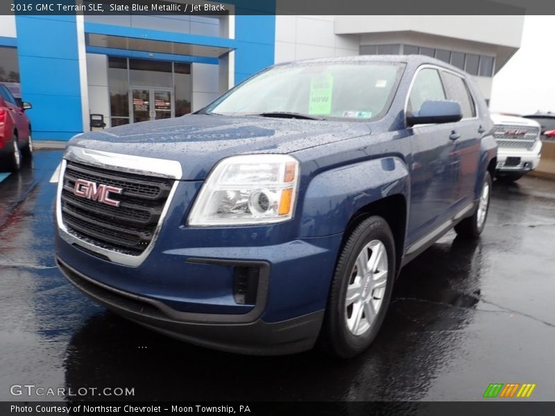 Slate Blue Metallic / Jet Black 2016 GMC Terrain SLE