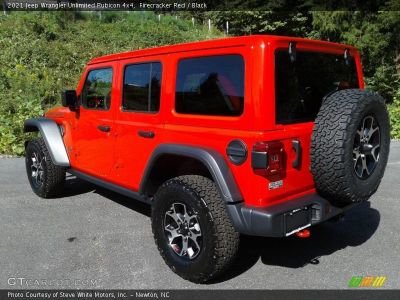 Firecracker Red / Black 2021 Jeep Wrangler Unlimited Rubicon 4x4