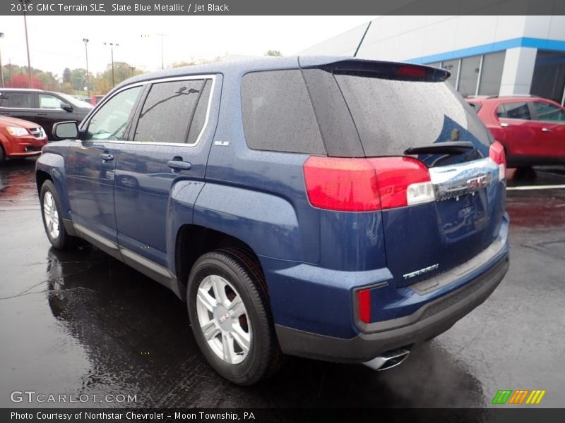 Slate Blue Metallic / Jet Black 2016 GMC Terrain SLE