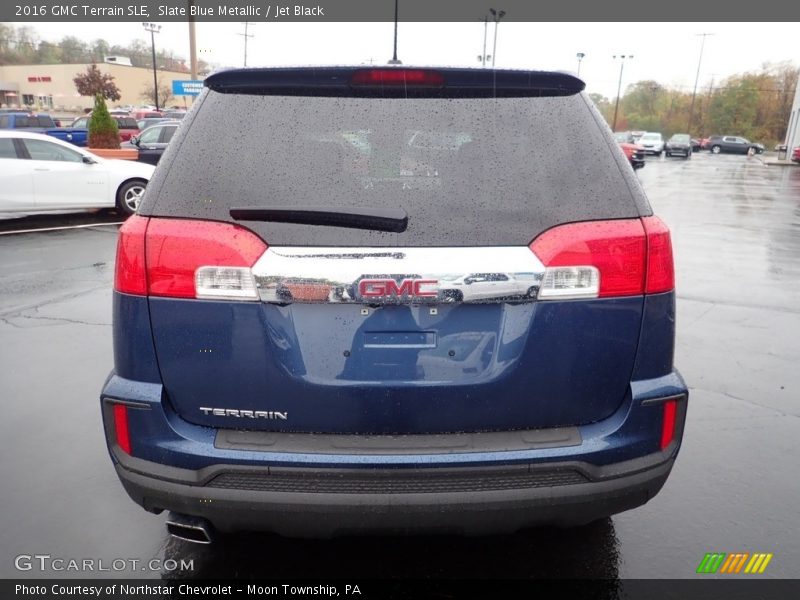 Slate Blue Metallic / Jet Black 2016 GMC Terrain SLE
