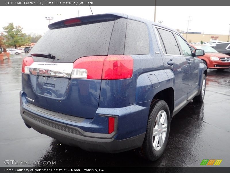 Slate Blue Metallic / Jet Black 2016 GMC Terrain SLE