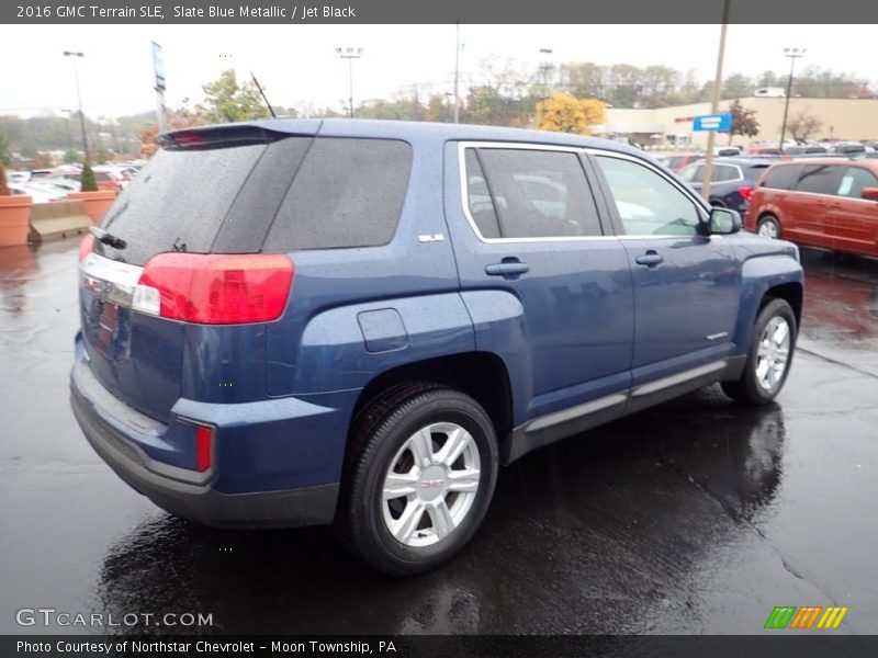 Slate Blue Metallic / Jet Black 2016 GMC Terrain SLE