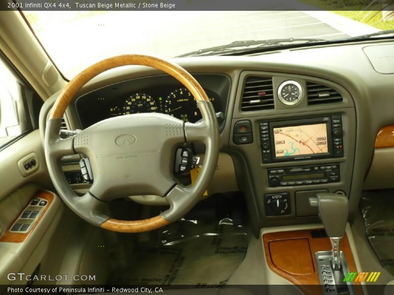 Tuscan Beige Metallic / Stone Beige 2001 Infiniti QX4 4x4