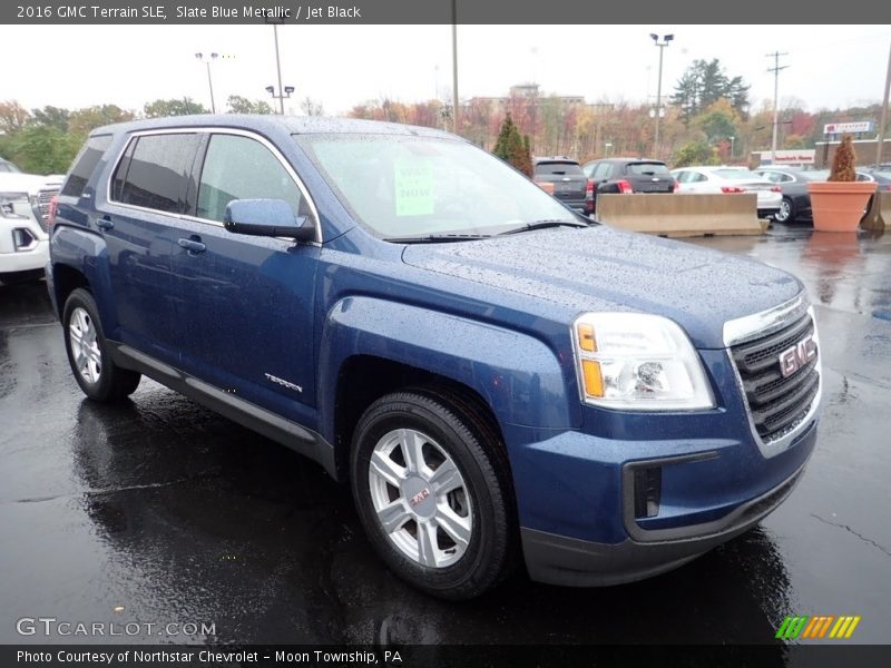 Slate Blue Metallic / Jet Black 2016 GMC Terrain SLE