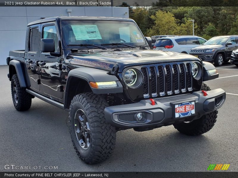 Black / Black/Dark Saddle 2021 Jeep Gladiator Rubicon 4x4