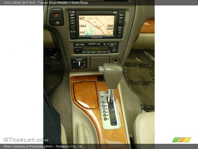 Tuscan Beige Metallic / Stone Beige 2001 Infiniti QX4 4x4