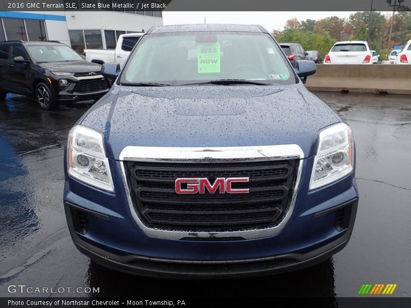 Slate Blue Metallic / Jet Black 2016 GMC Terrain SLE