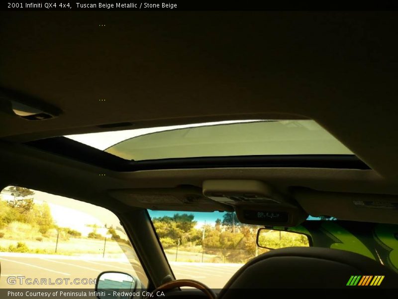 Tuscan Beige Metallic / Stone Beige 2001 Infiniti QX4 4x4