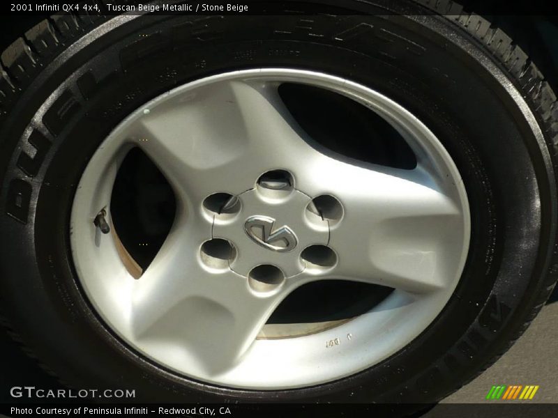 Tuscan Beige Metallic / Stone Beige 2001 Infiniti QX4 4x4