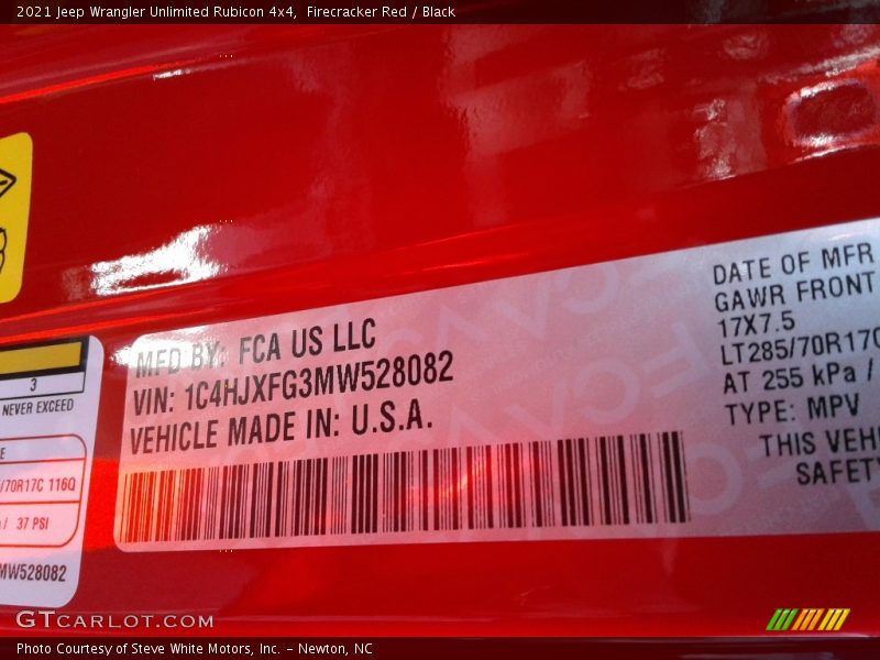 Firecracker Red / Black 2021 Jeep Wrangler Unlimited Rubicon 4x4