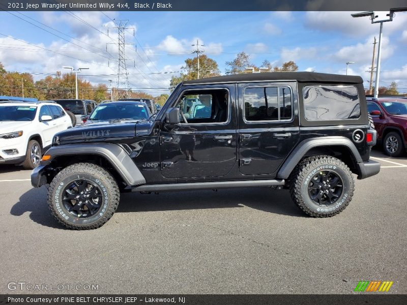  2021 Wrangler Unlimited Willys 4x4 Black