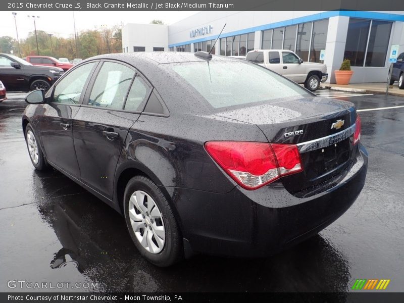 Black Granite Metallic / Jet Black/Medium Titanium 2015 Chevrolet Cruze LS