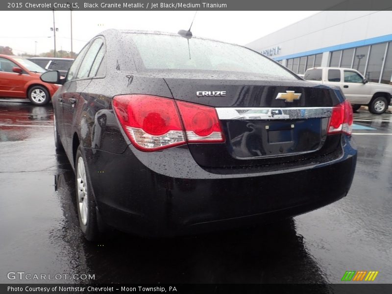 Black Granite Metallic / Jet Black/Medium Titanium 2015 Chevrolet Cruze LS