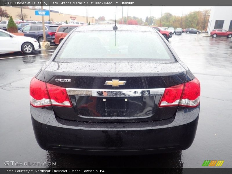 Black Granite Metallic / Jet Black/Medium Titanium 2015 Chevrolet Cruze LS