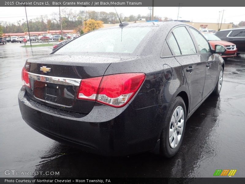 Black Granite Metallic / Jet Black/Medium Titanium 2015 Chevrolet Cruze LS