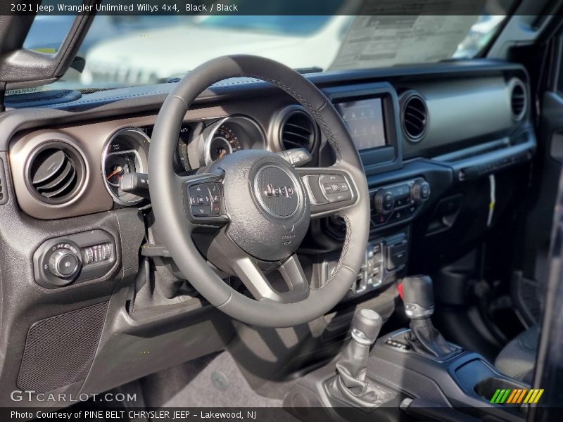 Black / Black 2021 Jeep Wrangler Unlimited Willys 4x4
