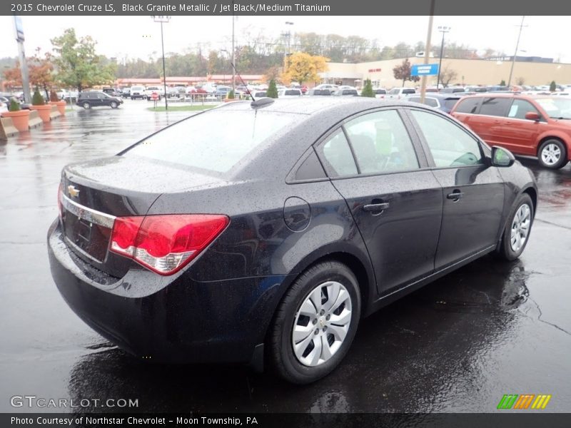 Black Granite Metallic / Jet Black/Medium Titanium 2015 Chevrolet Cruze LS