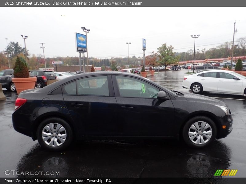 Black Granite Metallic / Jet Black/Medium Titanium 2015 Chevrolet Cruze LS
