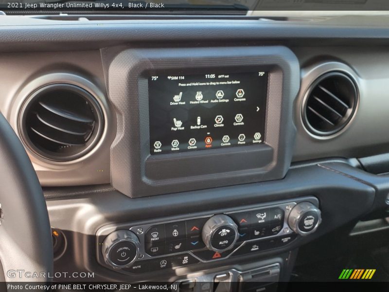 Black / Black 2021 Jeep Wrangler Unlimited Willys 4x4
