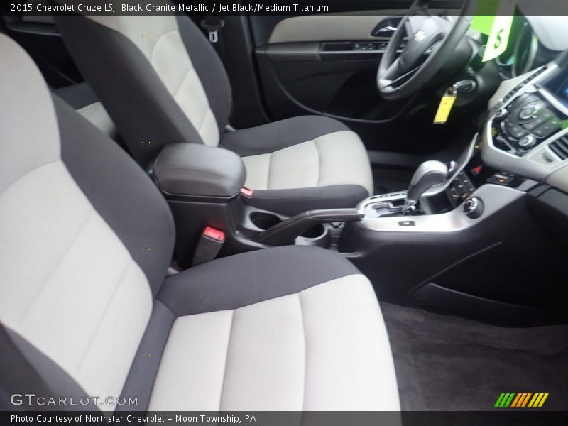 Black Granite Metallic / Jet Black/Medium Titanium 2015 Chevrolet Cruze LS