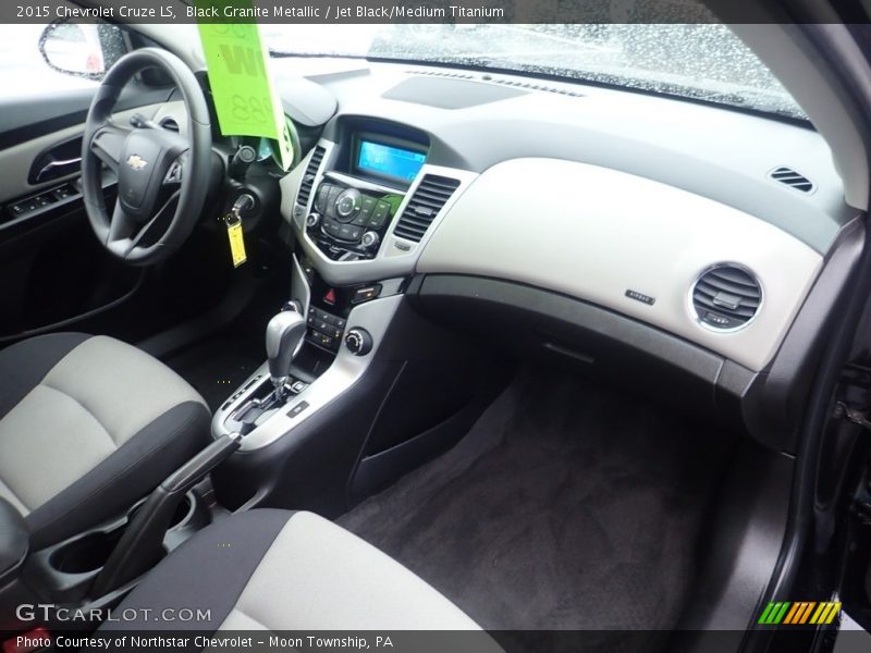 Black Granite Metallic / Jet Black/Medium Titanium 2015 Chevrolet Cruze LS