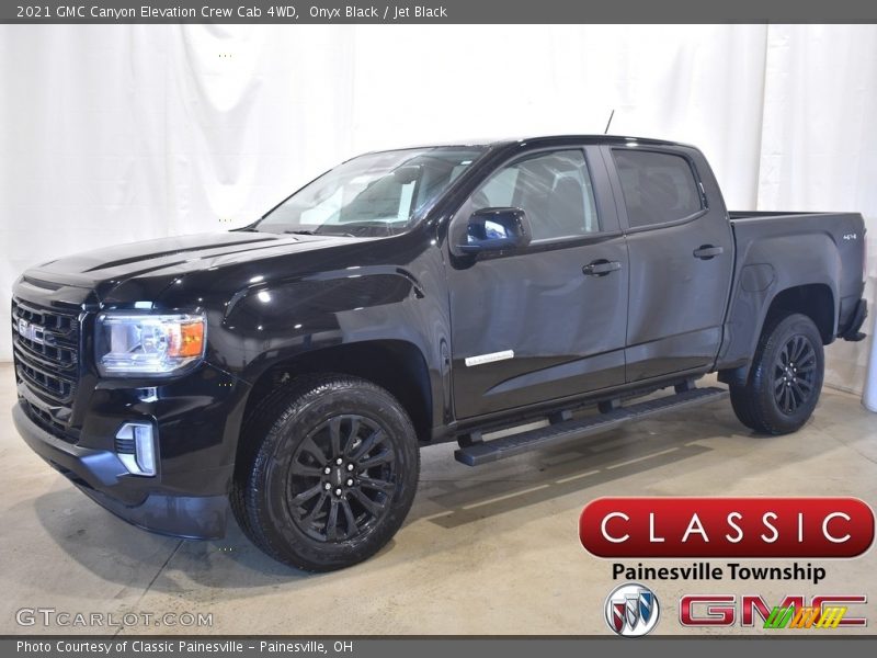 Onyx Black / Jet Black 2021 GMC Canyon Elevation Crew Cab 4WD