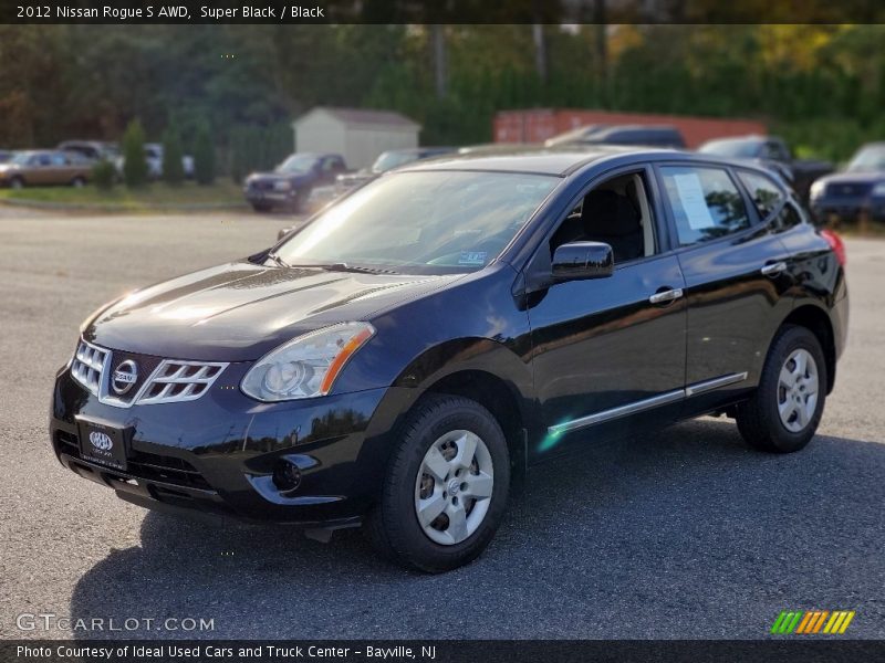 Super Black / Black 2012 Nissan Rogue S AWD