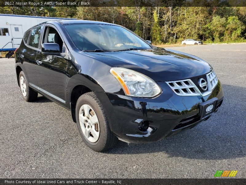 Super Black / Black 2012 Nissan Rogue S AWD