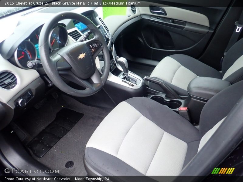 Black Granite Metallic / Jet Black/Medium Titanium 2015 Chevrolet Cruze LS